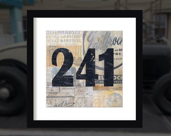 T.R.O.G., numéro de série peint personnalisé, oeuvre d'art pour garage, homme des cavernes