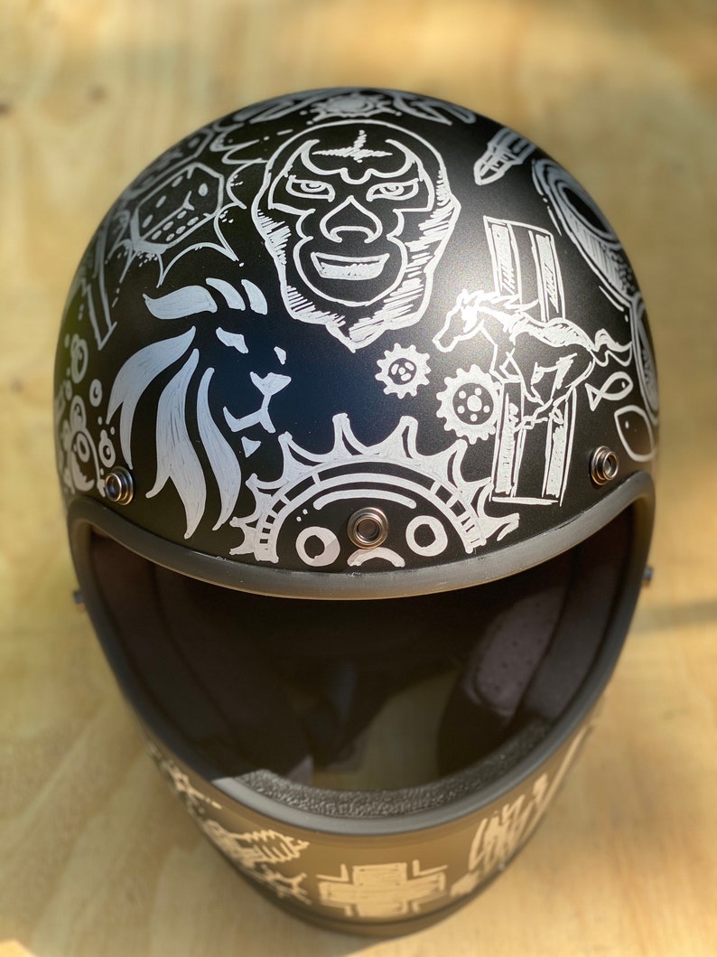 Custom Painted Motorcycle Helmet Designs does NOT Include - Etsy
