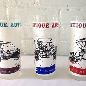 Anchor Hocking Antique Automobile Tumblers - Etsy