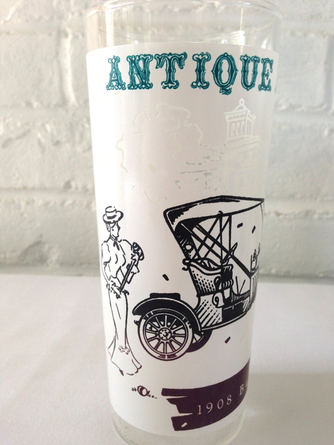 Anchor Hocking Antique Automobile Tumblers - Etsy