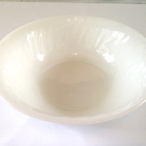 Fire King White Swirl Vegetable Bowl
