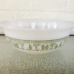 Jeannette Glasbake Hellenic/Grecian Pattern Cinderella Bowl