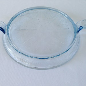 Fire King Sapphire Table Server with Tab Handles