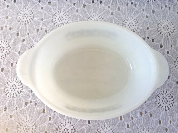 Anchor Hocking Fire King White Decal Ovenware - Etsy