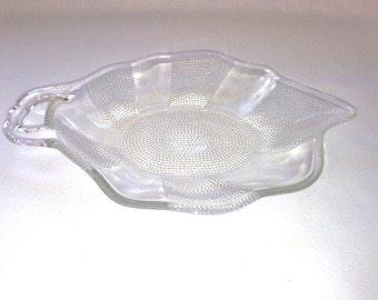 Jeanette Glass Co. Dew Drop Relish Dish