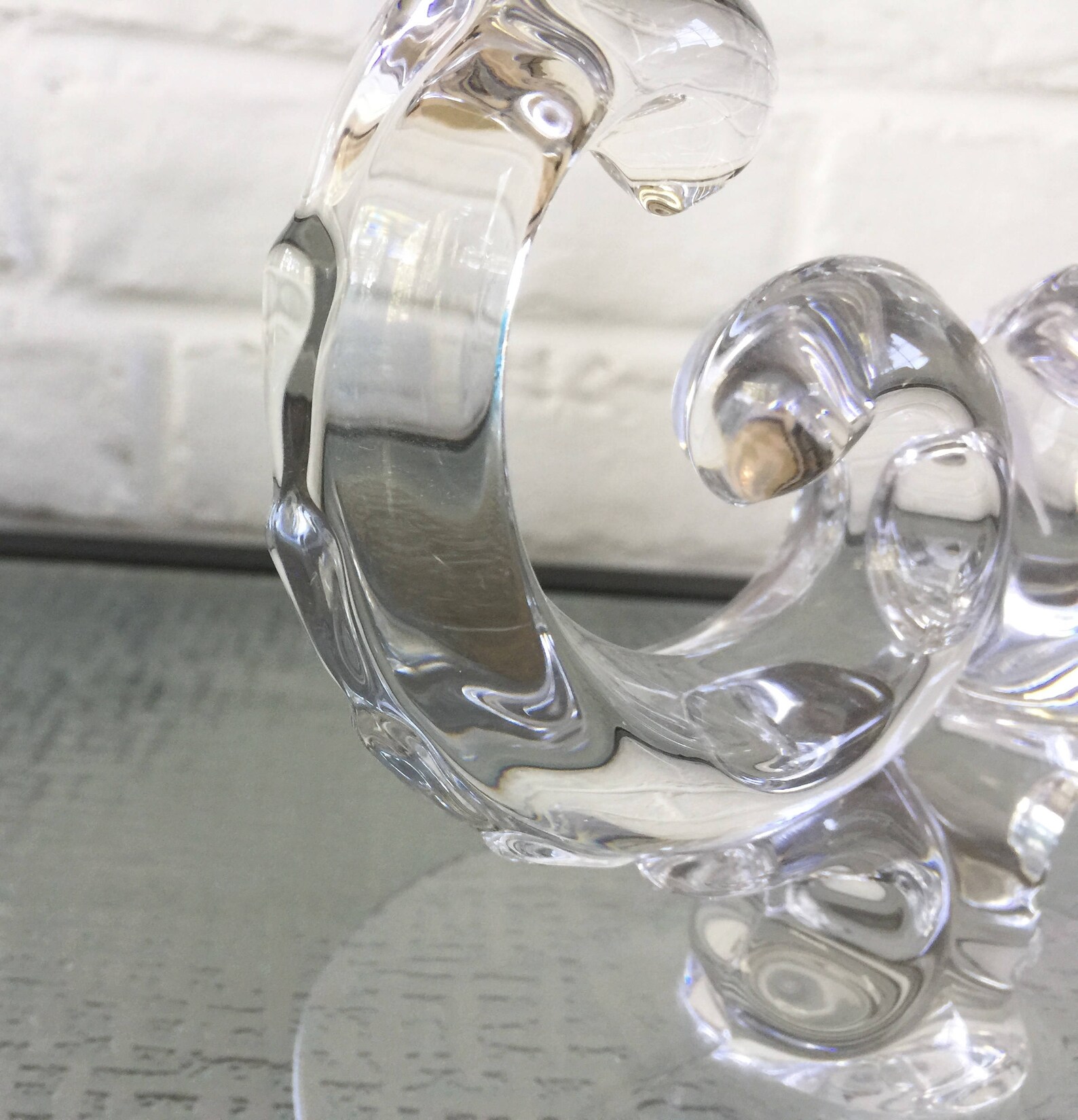 Fostoria Glass Century Pattern Double Candlestick Holders Etsy