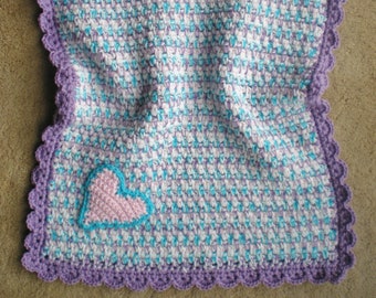 Close to My Heart - A Crochet Baby Blanket Pattern