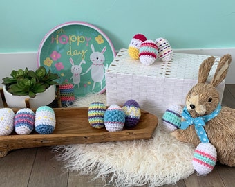 A Dozen Easter Eggs - PDF Crochet Pattern