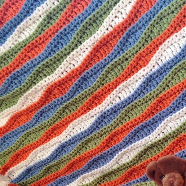 Crazy Waves Blanket - PDF Crochet Pattern