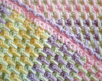 Cotton Candy - A Crochet Baby Blanket Pattern