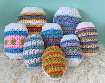 Easter Egg Treat Holders - PDF Crochet Pattern