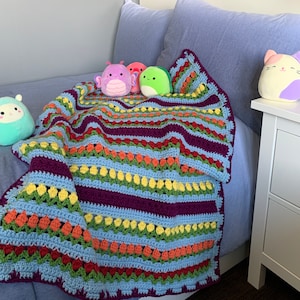 Flower Garden - Crochet Blanket Pattern