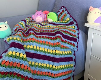 Flower Garden - Crochet Blanket Pattern