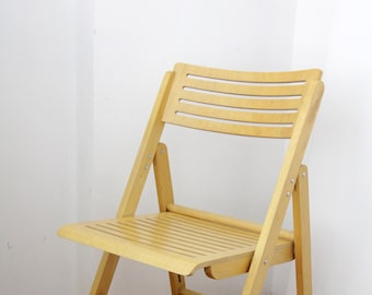 1 of 4 Vintage IKEA Folding Wood Chair