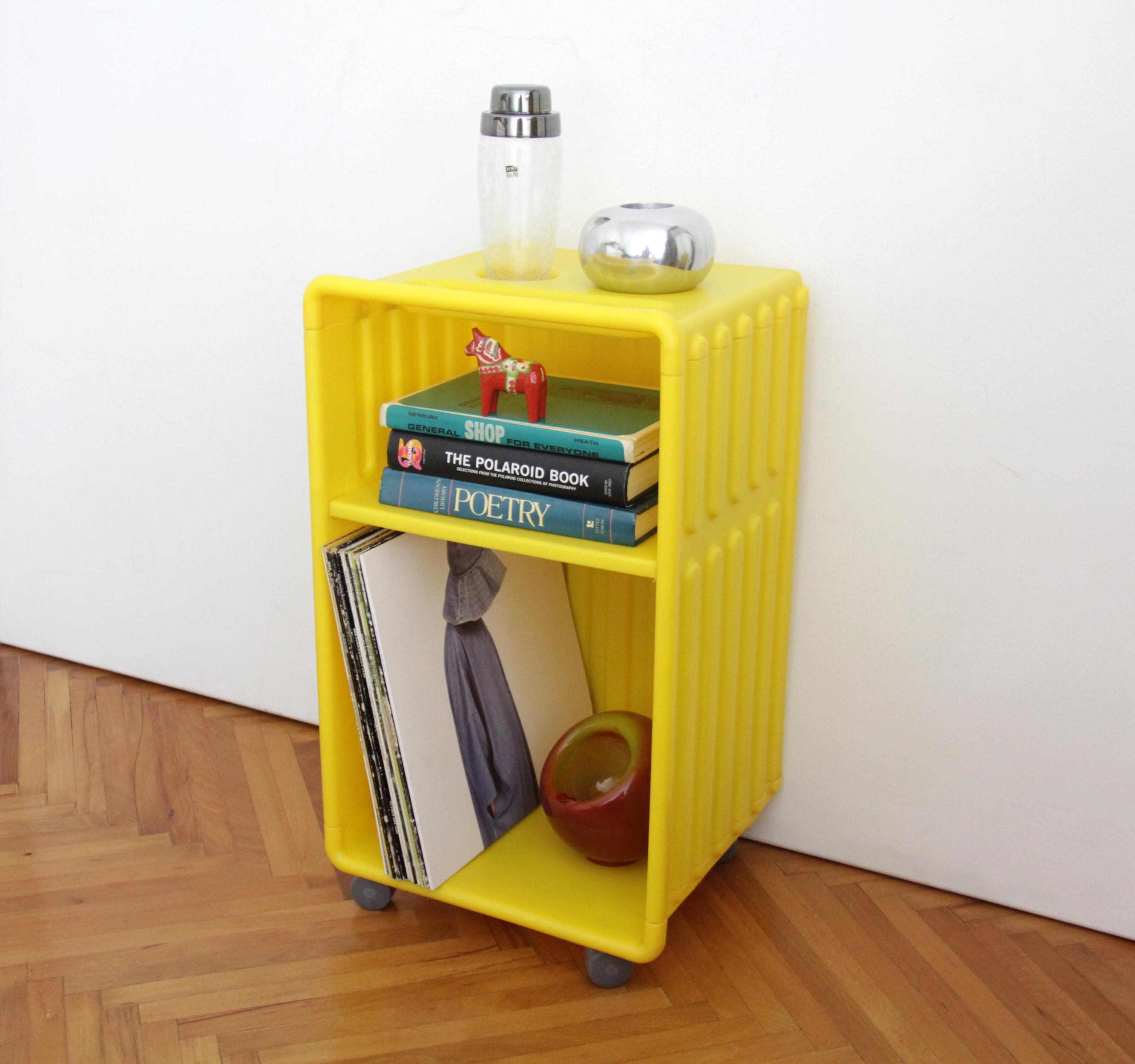 その他 IKEA DIDRIK RARE Vintage IKEA DIDRIK Red Bedside / Storage / Side Table