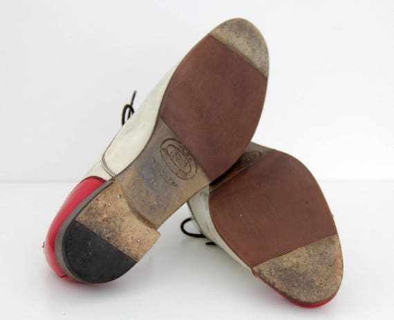 Vintage Shoes // Silvano Sassetti Red and White P… - image 10