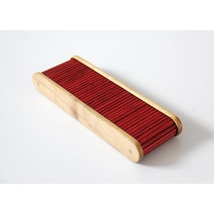 Vintage Wood Pencil Case // 1960’s Roll Top Pencil Box