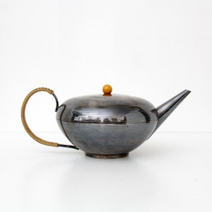 Stunning and Rare Antique Art Deco Silver Plated Teapot