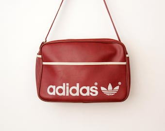 Vintage Adidas Sports Bag | 1980s Dark Blue Gym Travel Bag - Etsy UK