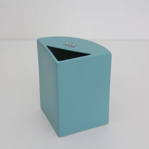 Vintage ASA Selection Germany Vase // Blue Modernist Ceramic Vase