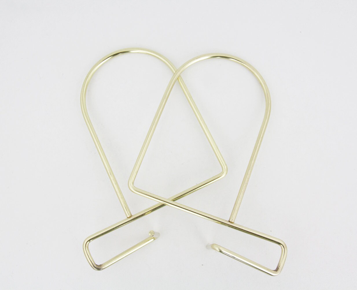 Vintage Bookends // Vintage Ikea Flit Bookends // Gold Wire Etsy