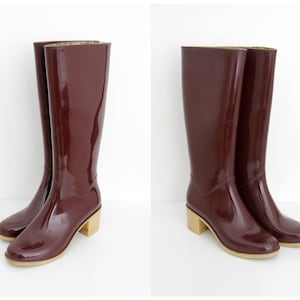 Botas de lluvia ROMIKA vintage Botas de tac n de goma borgo a