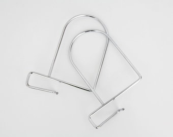 Fermalibri vintage // Fermalibri vintage Ikea Flit // Fermalibri in filo d'argento // Minimalista Ikea anni '90 // Set di due