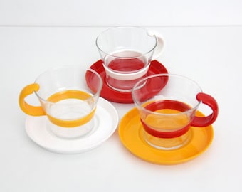 Tasse Star Trek Vintage Bodum Picard - Verre Et Plastique Bleu - Occasion