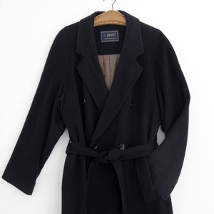 Vintage Men&#39;s Coat // Pure Cashmere Wool Coat by Scabal