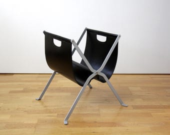 Vintage Effezeta Tubular Chrome and Vegan Leather Frame Cantilever