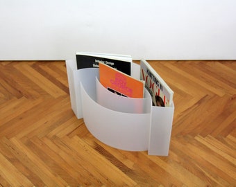 Blue Wave Magazine Rack by Maier Aichen for Authentics