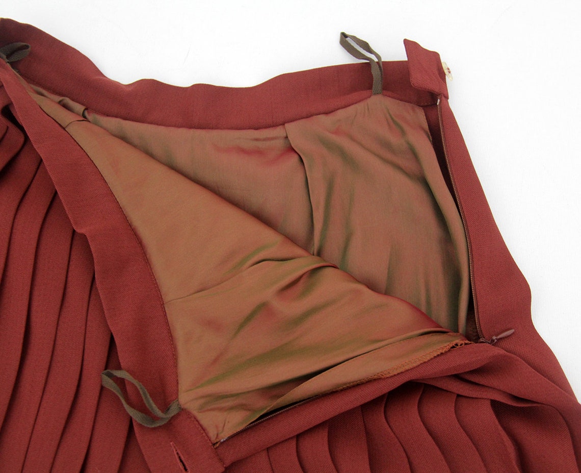 rust tulle skirt