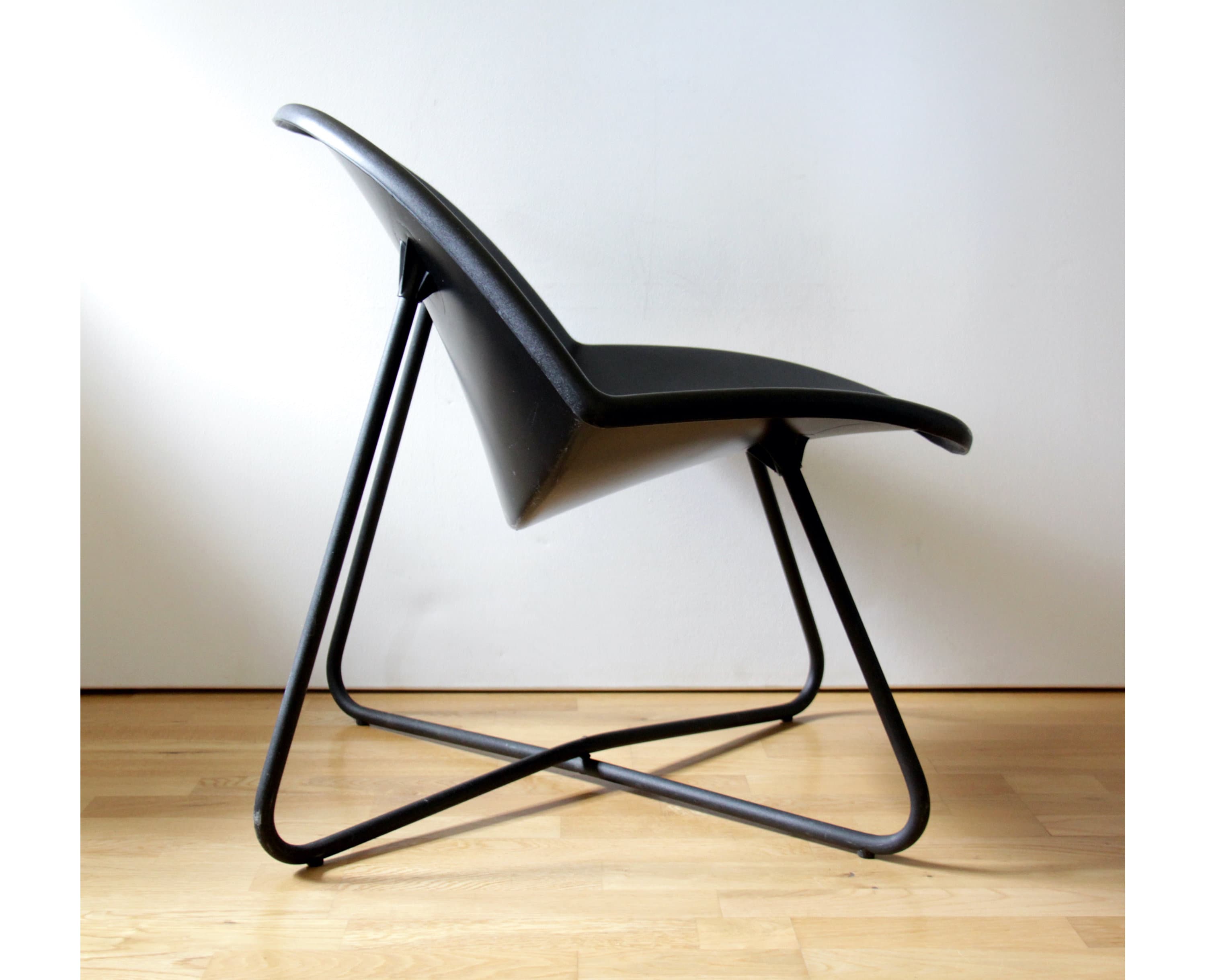Vintage 1990s IKEA Holk/lips Plastic Lounge Chair Designed by