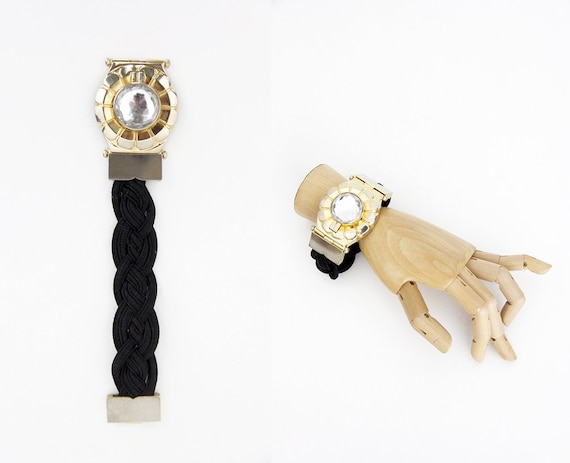 Vitage Yves Saint Laurent Bracelet // Black Passem
