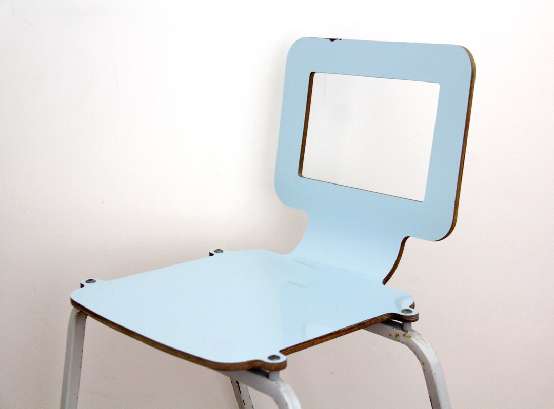 Vintage Metal Frame and Formica Chair // Dining Chair // 1960's Germany ...
