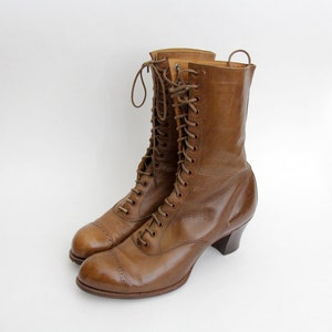 Vintage laarzen//antieke W. L. Douglas laarzen gemaakt in de VS afbeelding 3