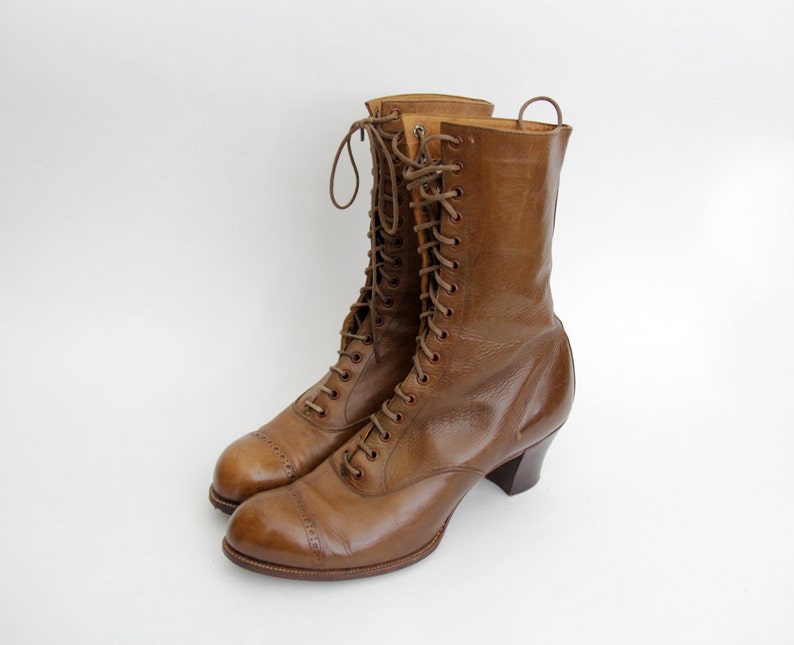 Vintage laarzen//antieke W. L. Douglas laarzen gemaakt in de VS afbeelding 3
