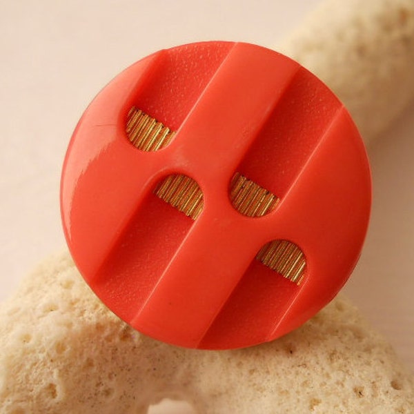 3/4 Inch Gold Button Etsy