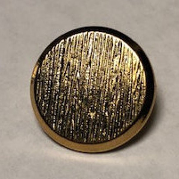 Buttons sets, blazer buttons in gold ( 3/4 inch) or silver ( 7/8 inch) , price per set.