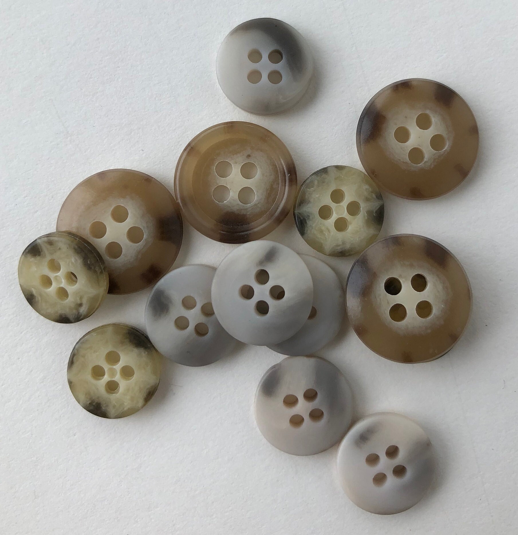 Replacement Button Set Sizes 3/8 Through 1 Inch 111 Buttons - Etsy UK