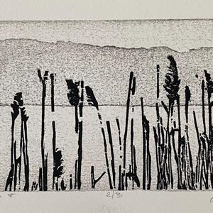 Noticing 8 - Woodblock Print
