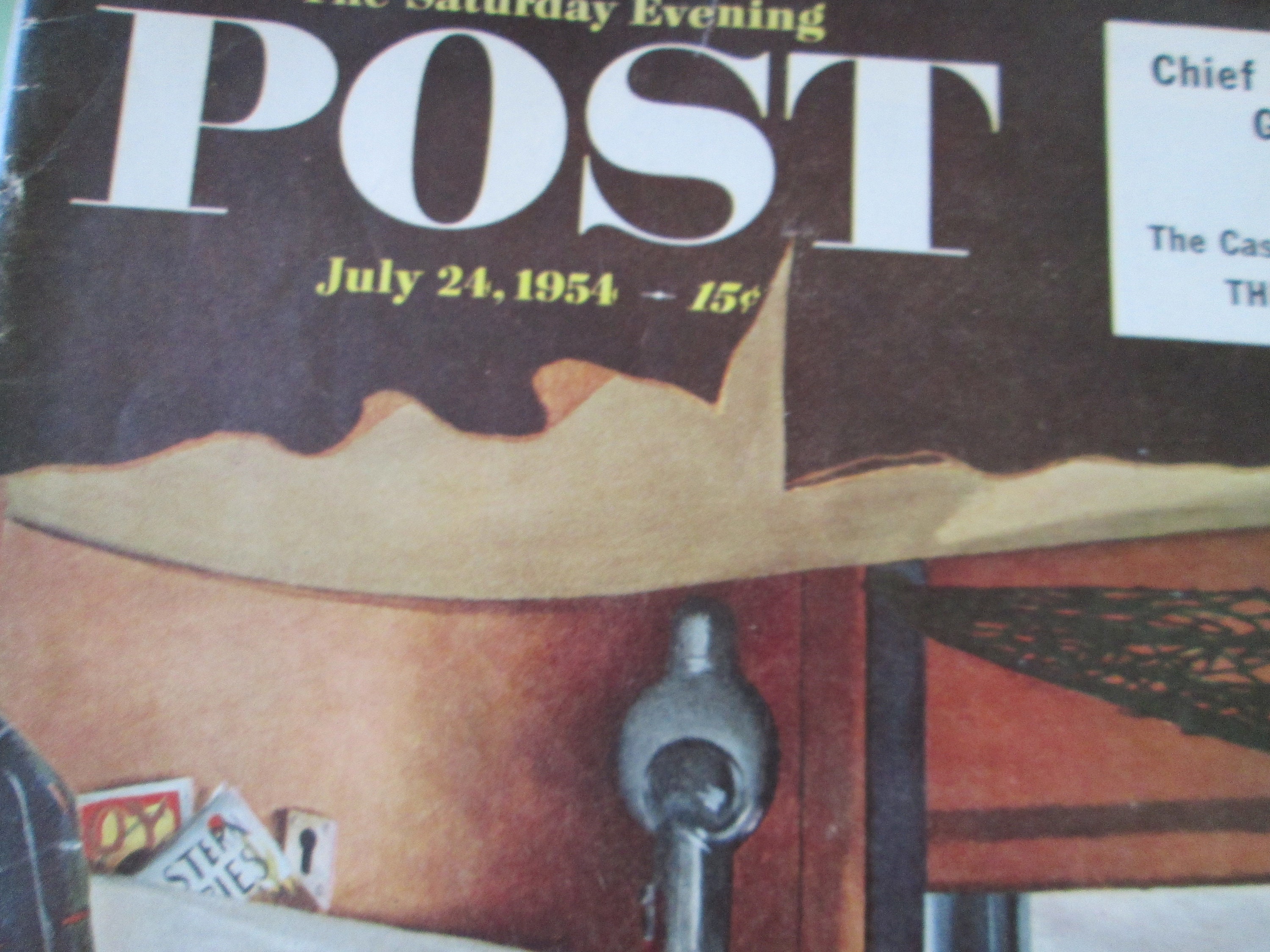 Saturday evening Post MagazineJuly 24th 1954vintage ads Etsy