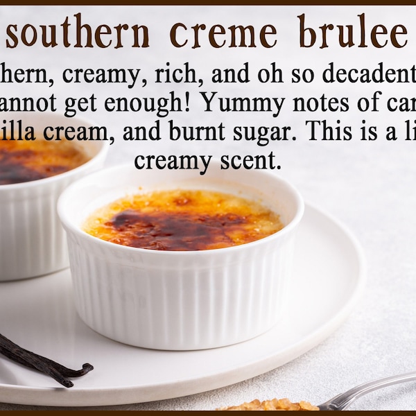 Southern Creme Brulee - Body Butter, Body Cream, Hair Perfume, Body Spray, Body Oil, Perfume, Handmade, Gourmand, Fragrance