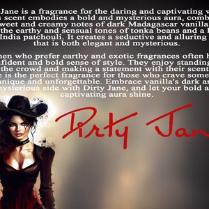 Dirty Jane - Embrace Vanilla's Dark & Mysterious Side - Perfume, Body Butter, Hair Perfume, Body Spray, Body Mist, Body Oil, Roller Ball