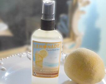Lemonade Body Splash - 3 Types Body Mist, Shimmering Body Spray - Spray Mist - Perfumed Spray - 4.7 oz Spray