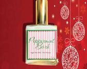 Peppermint Bark Hair Perfume - Chocolate and Candy Cane - Hair Mist, Argan Hair Milk or Argan Hair Gloss - 2 oz