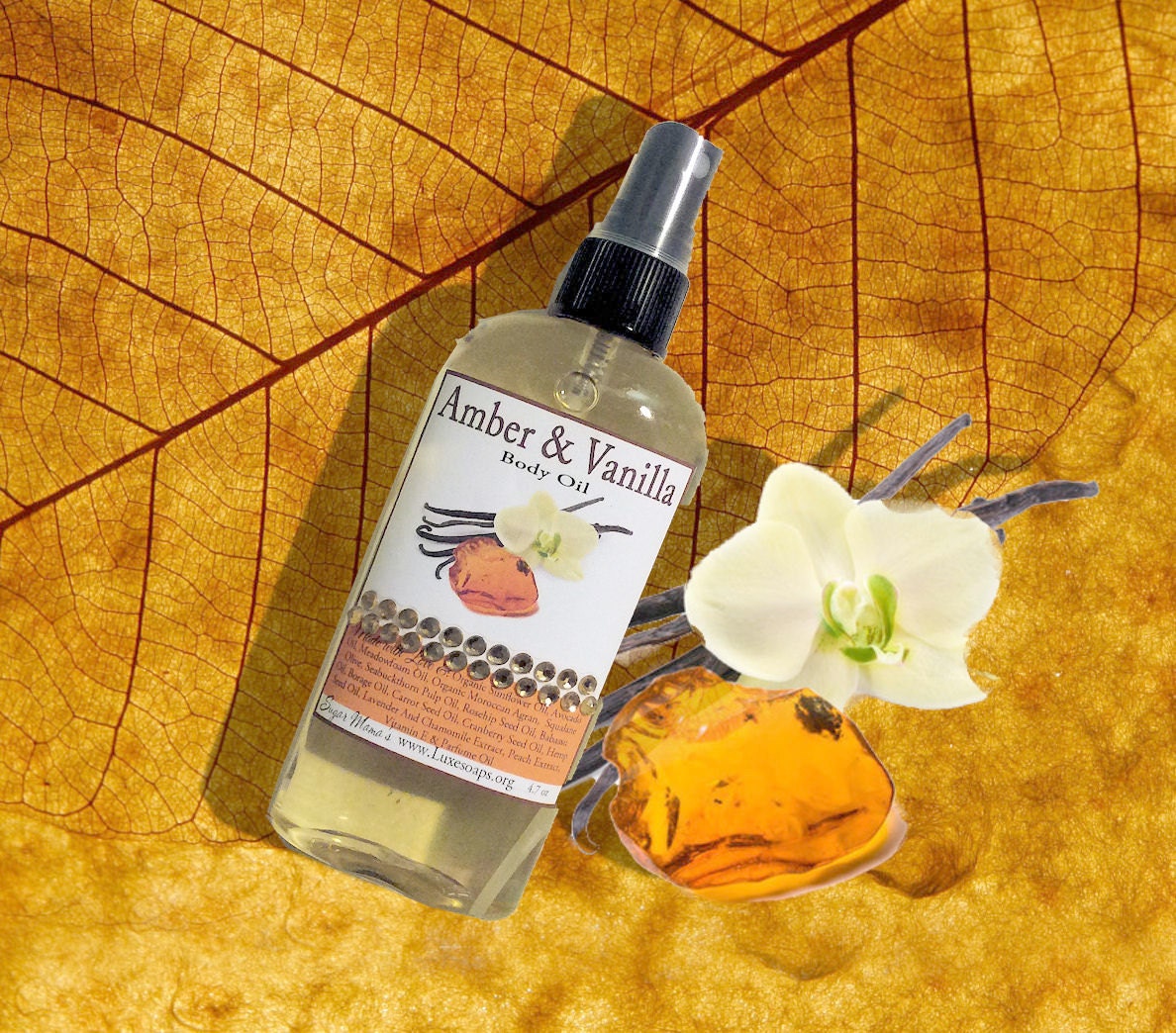 Amber Vanilla Body Butter Body Cream Hair Perfume Dry Etsy