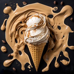 Dulce de Leche Ice Cream - Perfume | Sweetened Milk • Vanilla Bean Ice Cream • Soft Caramel | Creamy Gourmand Dessert Scent