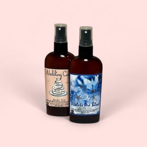 INFO ONLY: All About Our Body Oil and Hair Oil, Light Weight, Dry Skin Moisturizer & Body Massage Oil, Nourishing Bath Oil, Gourmand 4oz