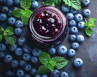Blueberry Jam - Fresh and Sweet - Body Butter, Body Cream, Hair Perfume, Body Spray, Body Mist, Body Oil, Perfume, Gourmand